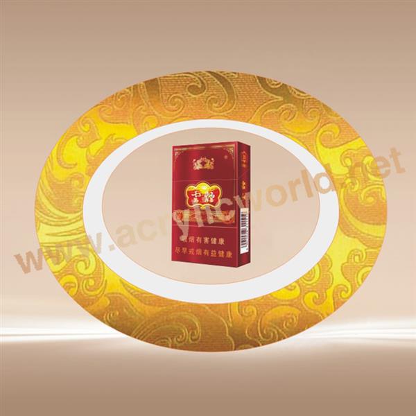 round magnetic levitating display stand for cigarette 